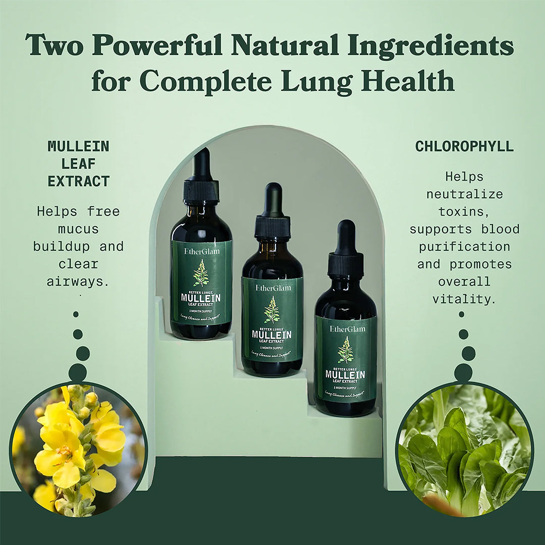 2x Bottles of Mullein Extract